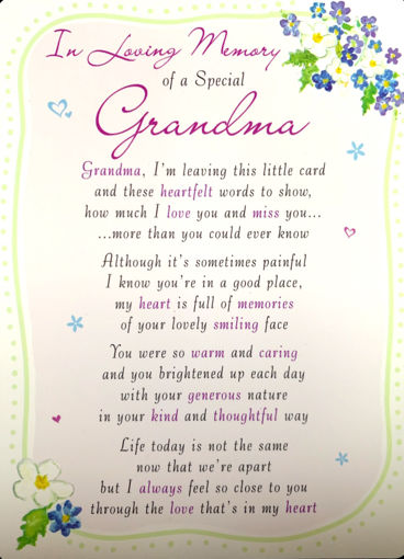 Picture of LOVING MEMORY - GRANDMA